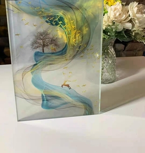 艺术山水画玻璃