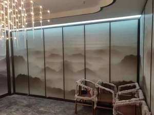 艺术山水画玻璃