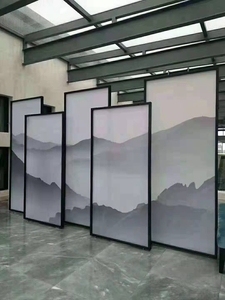 艺术山水画玻璃