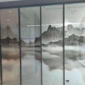 艺术山水画玻璃