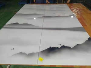 艺术山水画玻璃