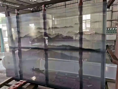 艺术山水画玻璃