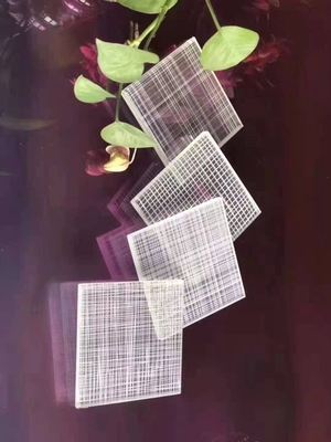 夹网格图案玻璃
