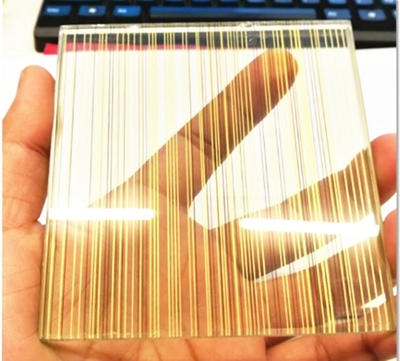 夹网格图案玻璃