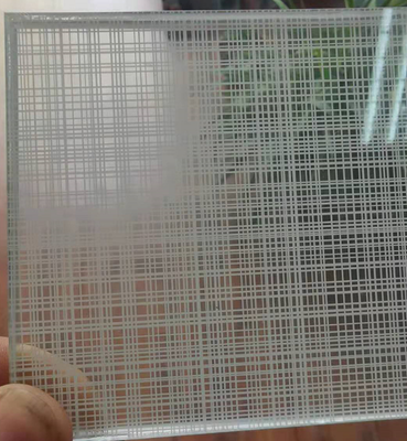 夹网格图案玻璃