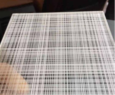 夹网格图案玻璃